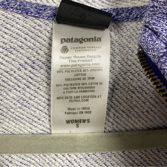 Patagonia Cloud Stack Hoody Womens Size Small Purple - Picture 5 of 6